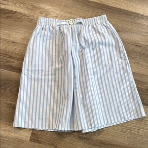 Vintage Cape Cod Sportswear Striped Shorts‎ Blue White Size 14 Nautical Sailor